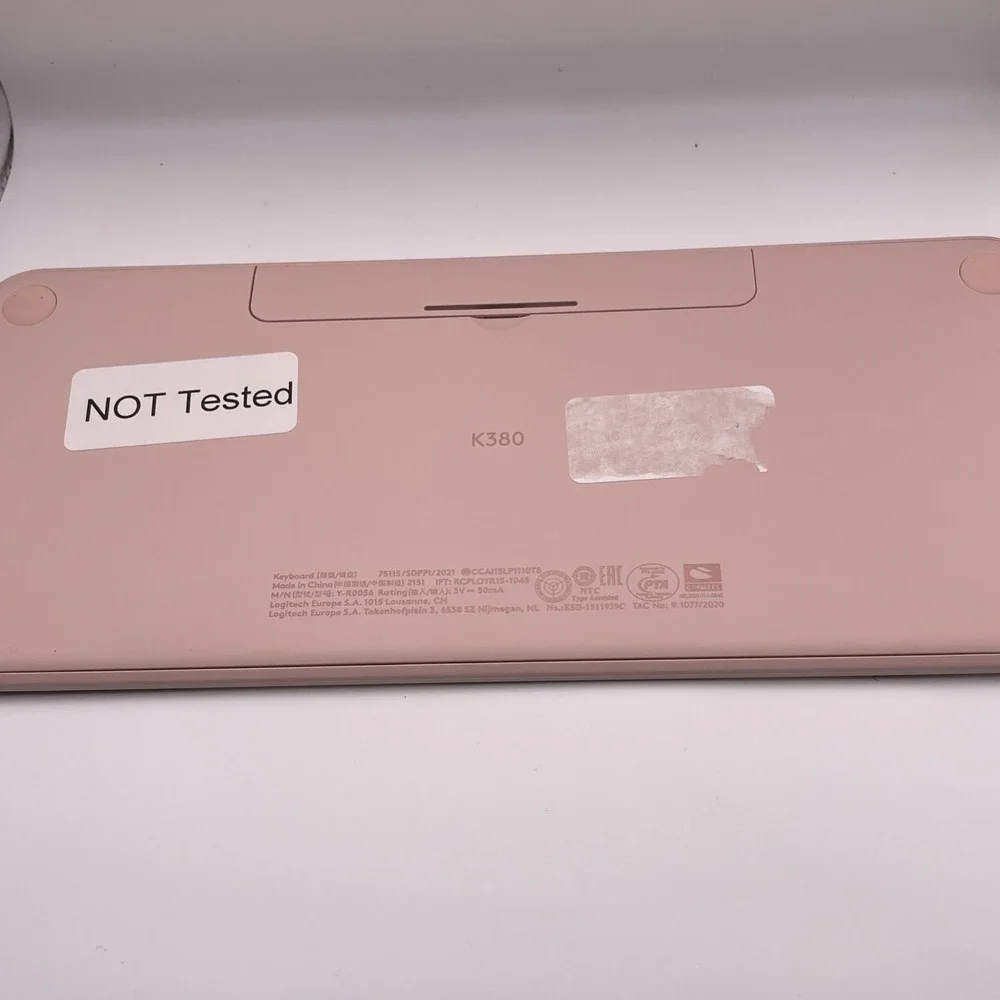 Logitech K30 Keyboard Tested Pebble Keys‎ 2KB Rose